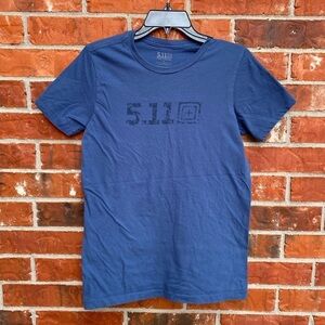5.11 Tactical Womens Blue Short Sleeve Graphic Tshirt
